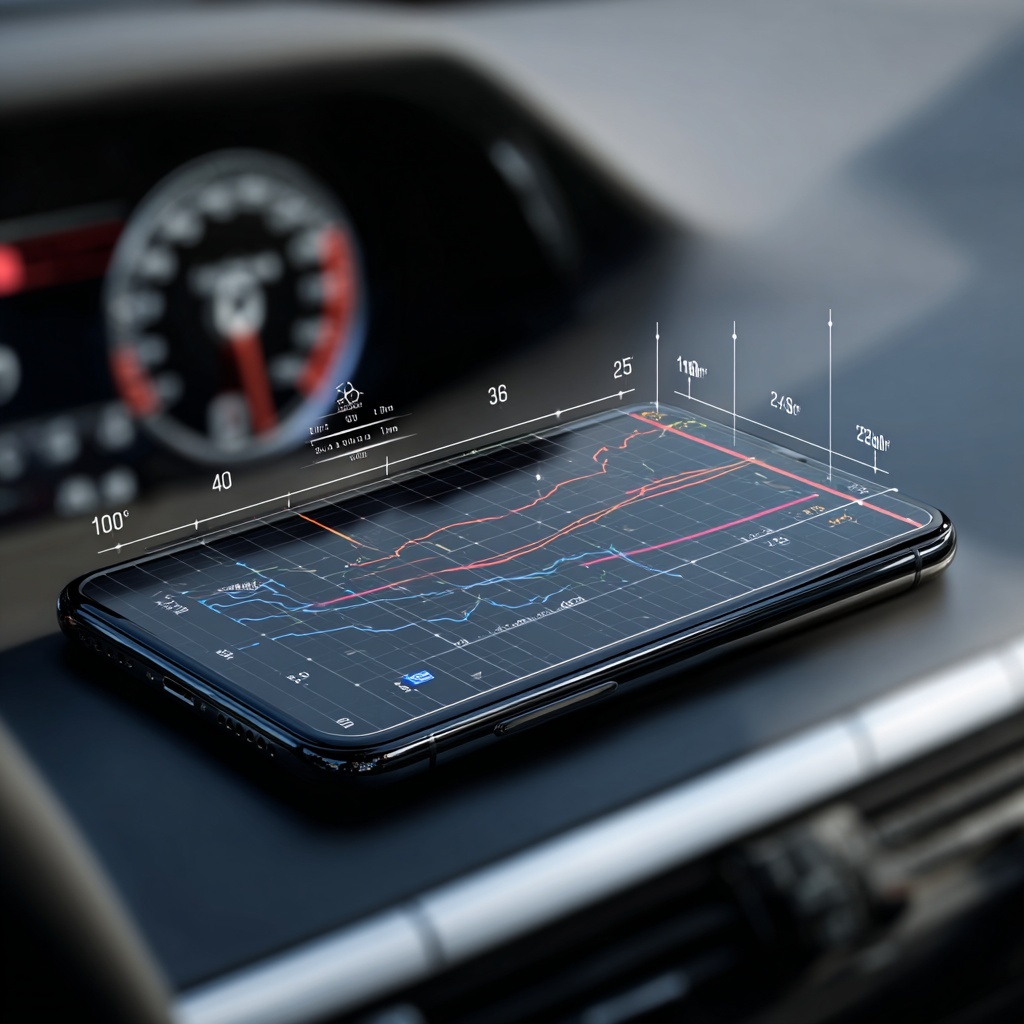 auto-calibration smartphone véhicule