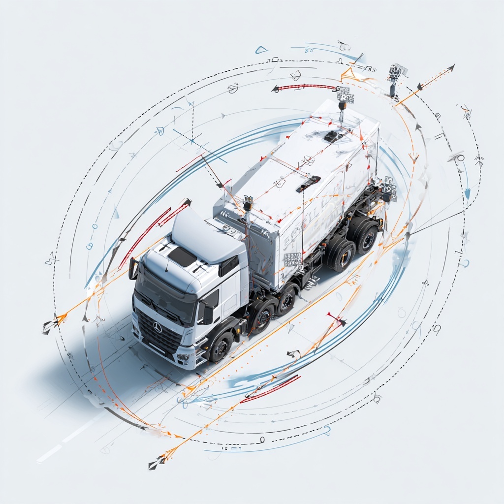 calcul rayon de braquage inertiel avec capteurs GNSS et gyroscope
